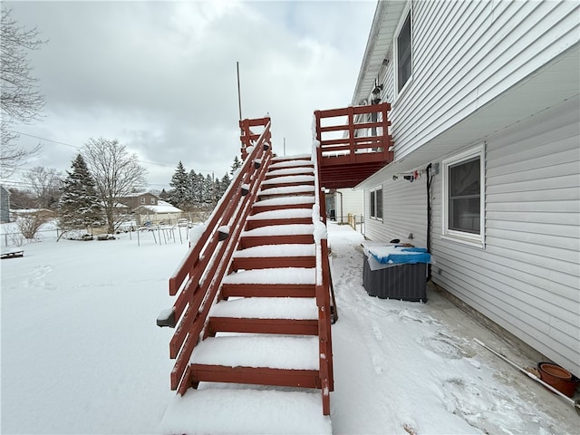 view of stairs