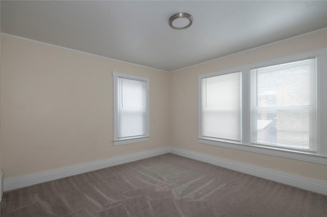 empty room with carpet floors