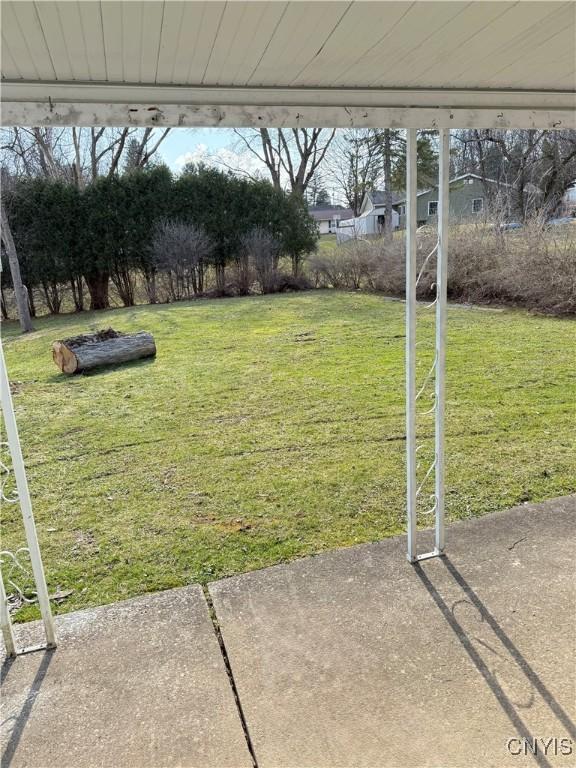 view of yard
