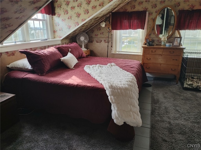 bedroom with carpet floors