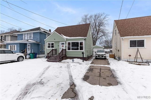 view of bungalow-style house