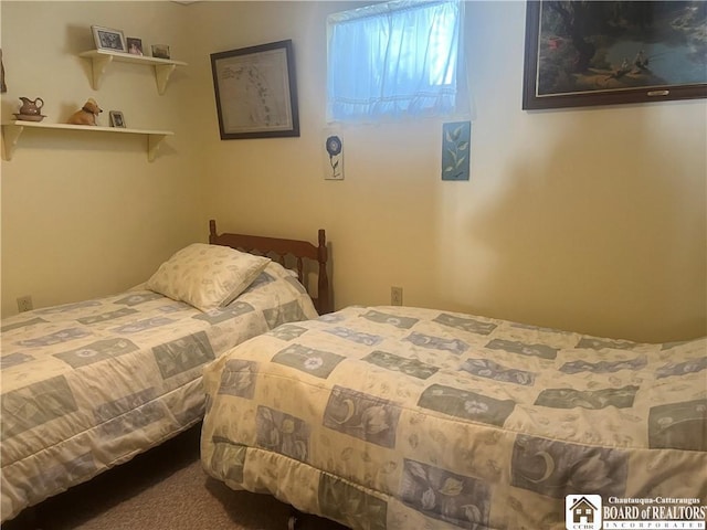 bedroom with carpet flooring