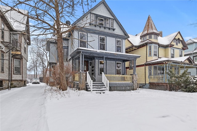 victorian home with a porch