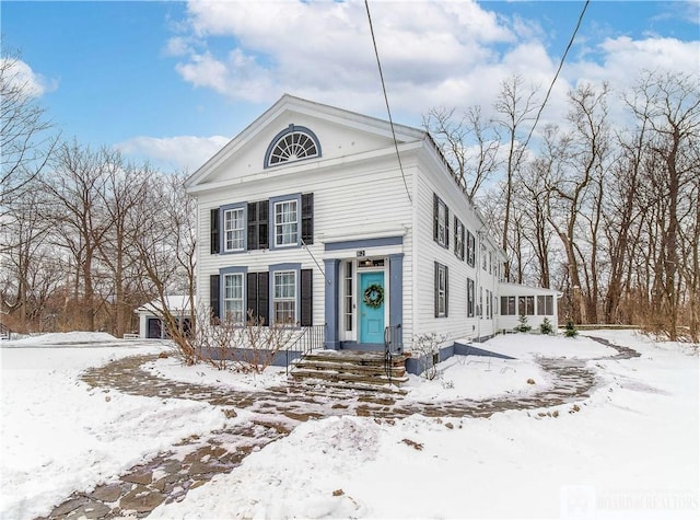 view of neoclassical / greek revival house