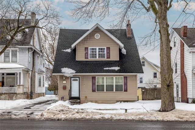 view of front of home