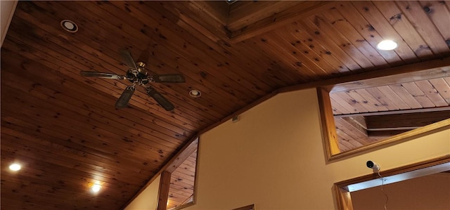 room details featuring wooden ceiling