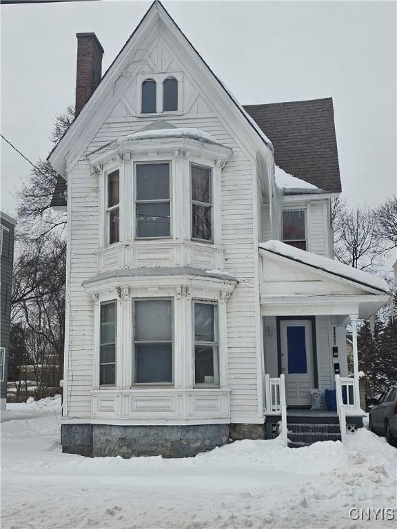 view of victorian home