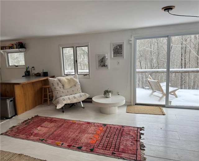 interior space featuring tile patterned floors