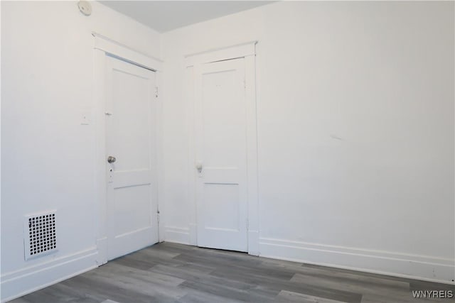 interior space featuring wood-type flooring