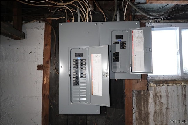 utility room featuring electric panel