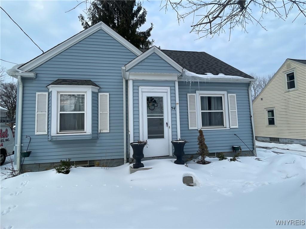 view of bungalow-style home