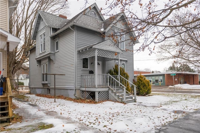 view of front of home