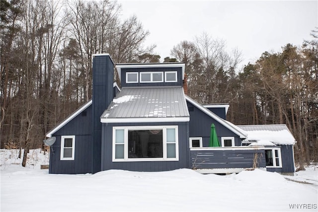 8232 Rte 242, Little Valley, NY 14755 - view of snow covered back of property