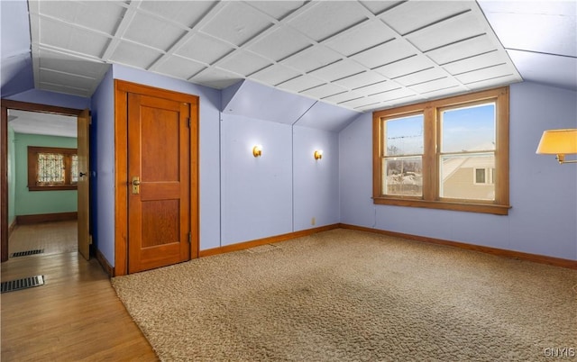 1407 Downer Ave, Utica, NY 13502 - bonus room featuring plenty of natural light, vaulted ceiling, and light wood-style flooring