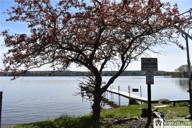 view of water feature