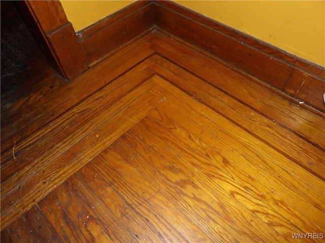 room details featuring parquet floors