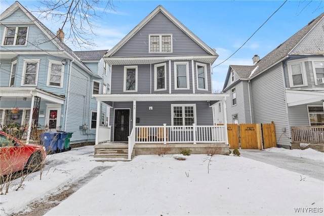 front of property with covered porch