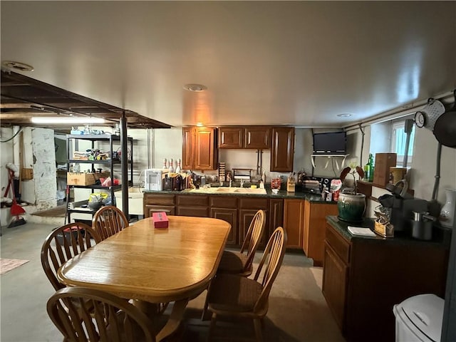 view of dining room