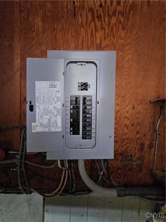 utility room featuring electric panel