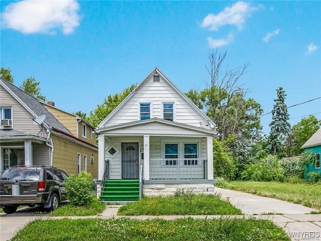 bungalow-style house with a porch