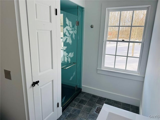 entryway featuring plenty of natural light