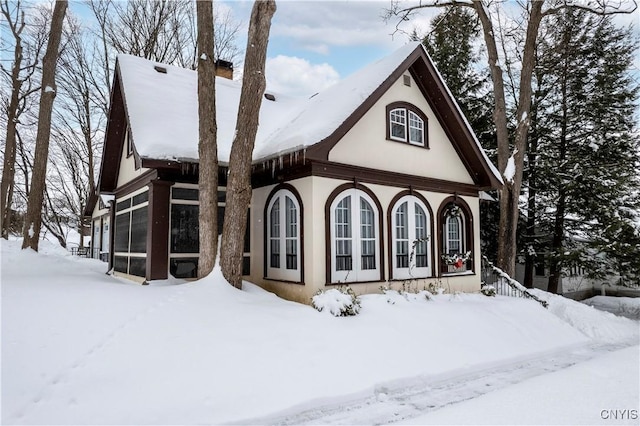 view of front of home