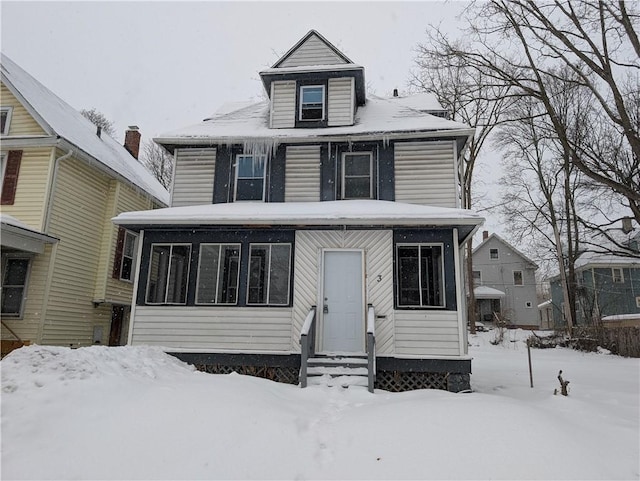 view of front of property