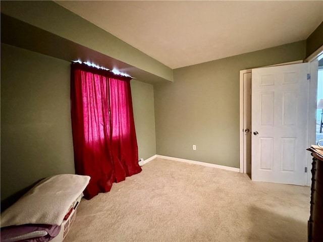 bedroom featuring carpet flooring