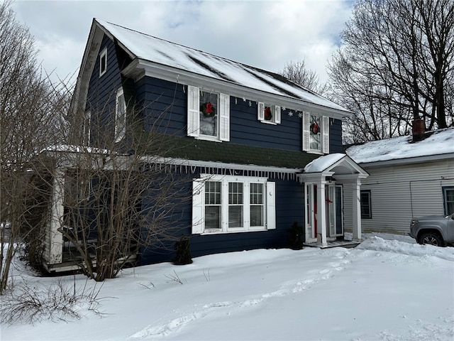 view of front of home