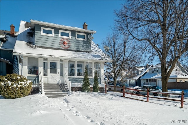 view of front of house