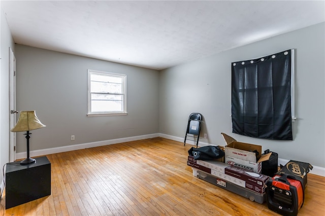 interior space featuring hardwood / wood-style floors