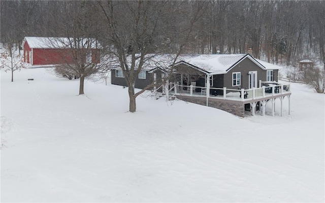 view of front of home