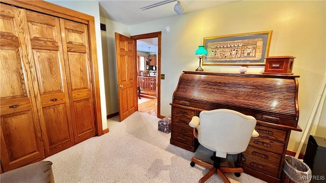 6539 Plum Creek Rd, Mansfield, NY 14731 - carpeted office space featuring baseboards