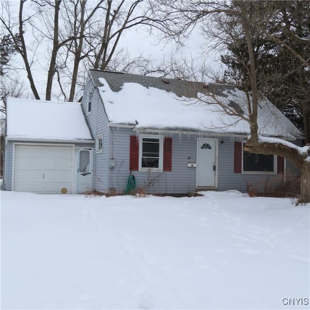 view of front of house featuring an attached garage