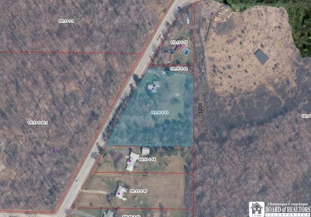 5417 Rte 5, Portland, NY 14769 - map of property location featuring property boundaries highlighted