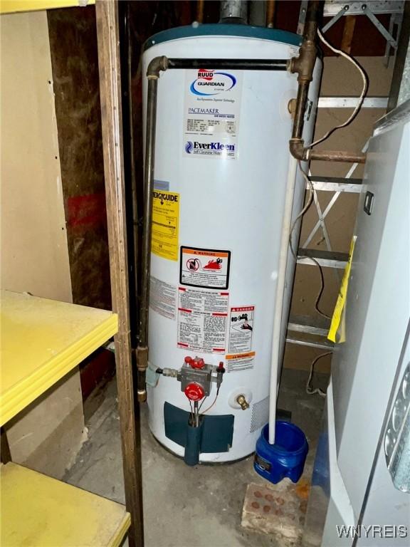 utilities featuring water heater