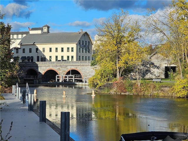 107 Water St Unit A1, Milo, NY 14527 - water view with a dock