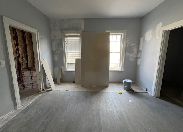 interior space featuring light wood-style floors