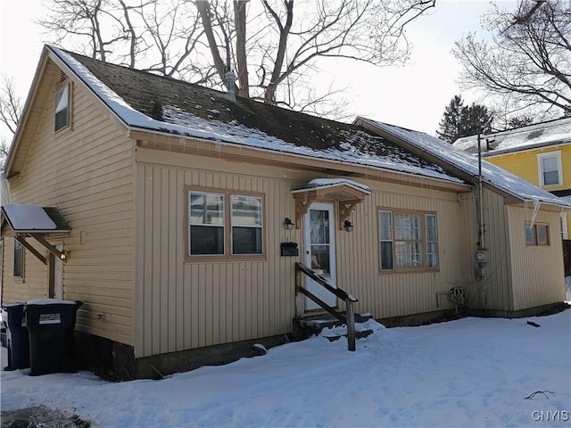 view of front of house featuring board and batten siding