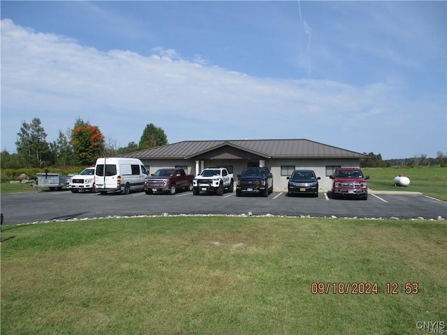 view of uncovered parking lot