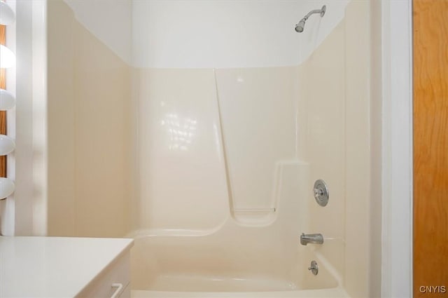 full bathroom with tub / shower combination