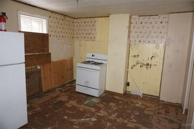 kitchen featuring white appliances