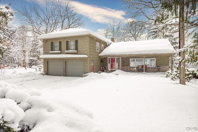 view of front of home featuring an attached garage