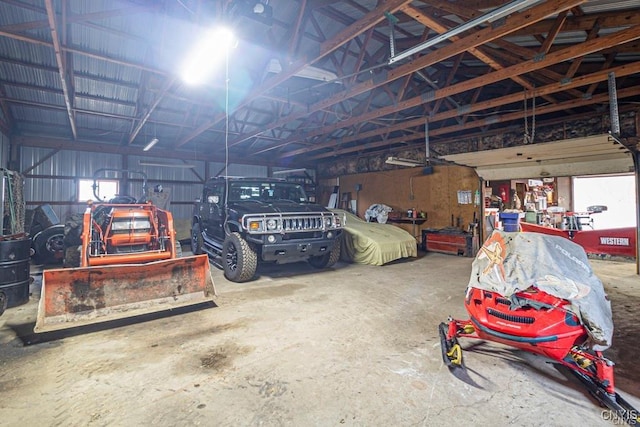 3391 State Route 28, Herkimer, NY 13350 - garage featuring metal wall