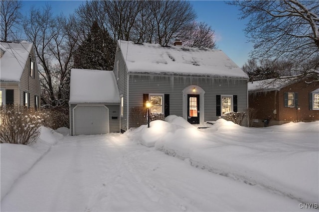 view of cape cod house