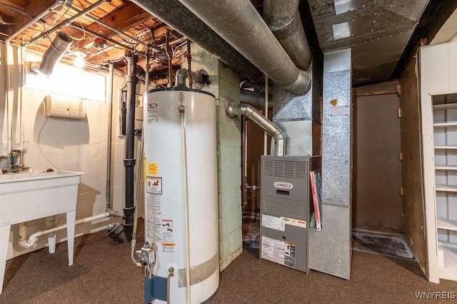 utilities featuring water heater