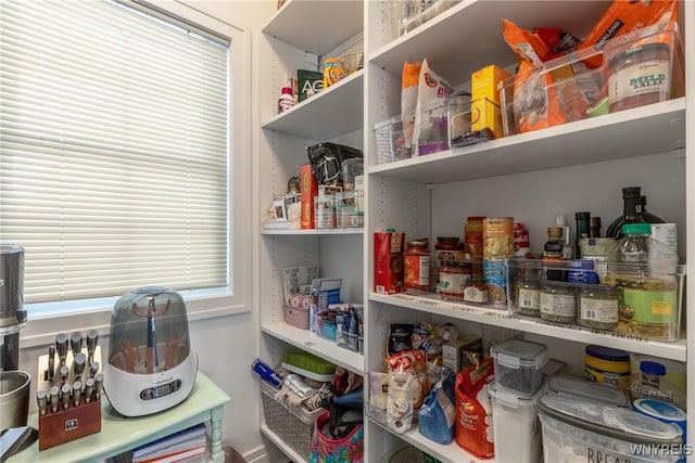 view of pantry