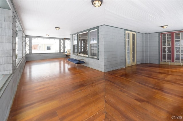 interior space featuring wood finished floors