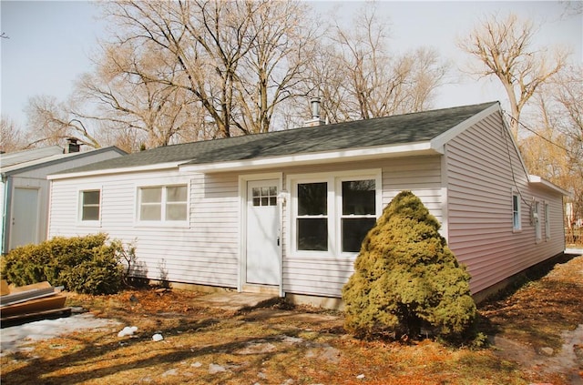 view of rear view of house