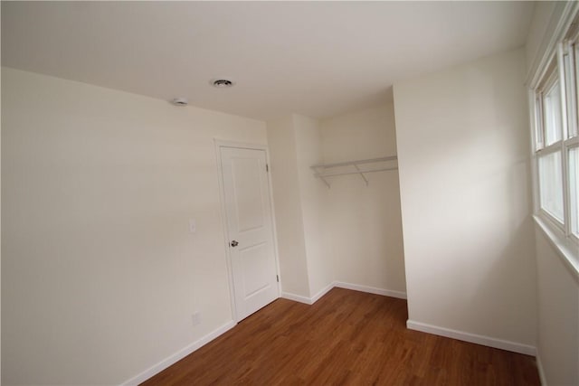 interior space featuring wood finished floors